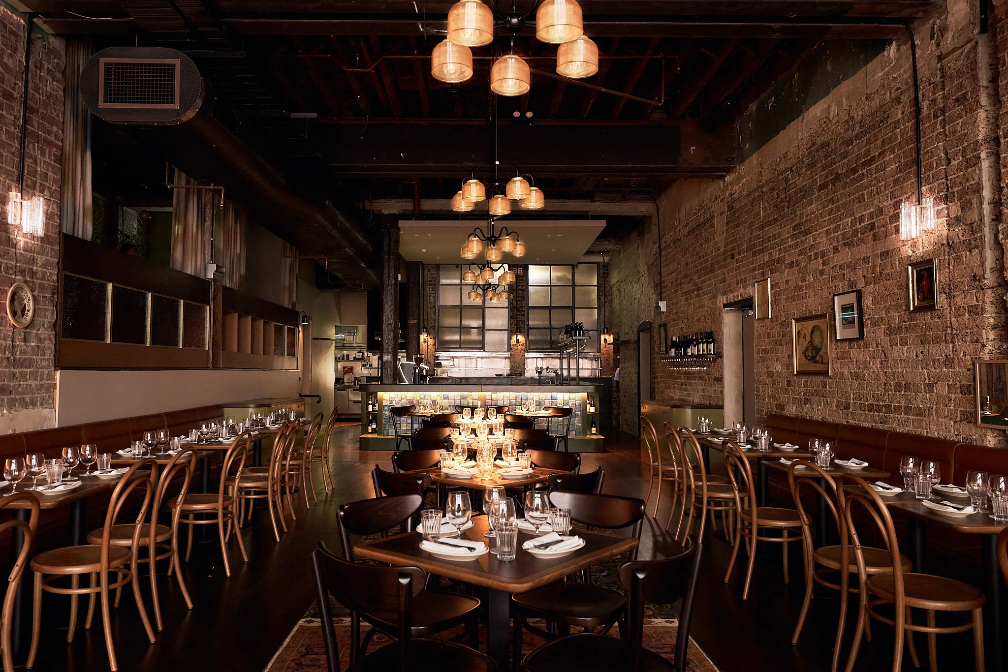 Bar Bruno interior — warm timber and long bar seating at Odd Culture's new all-day Italian osteria in Sydney CBD