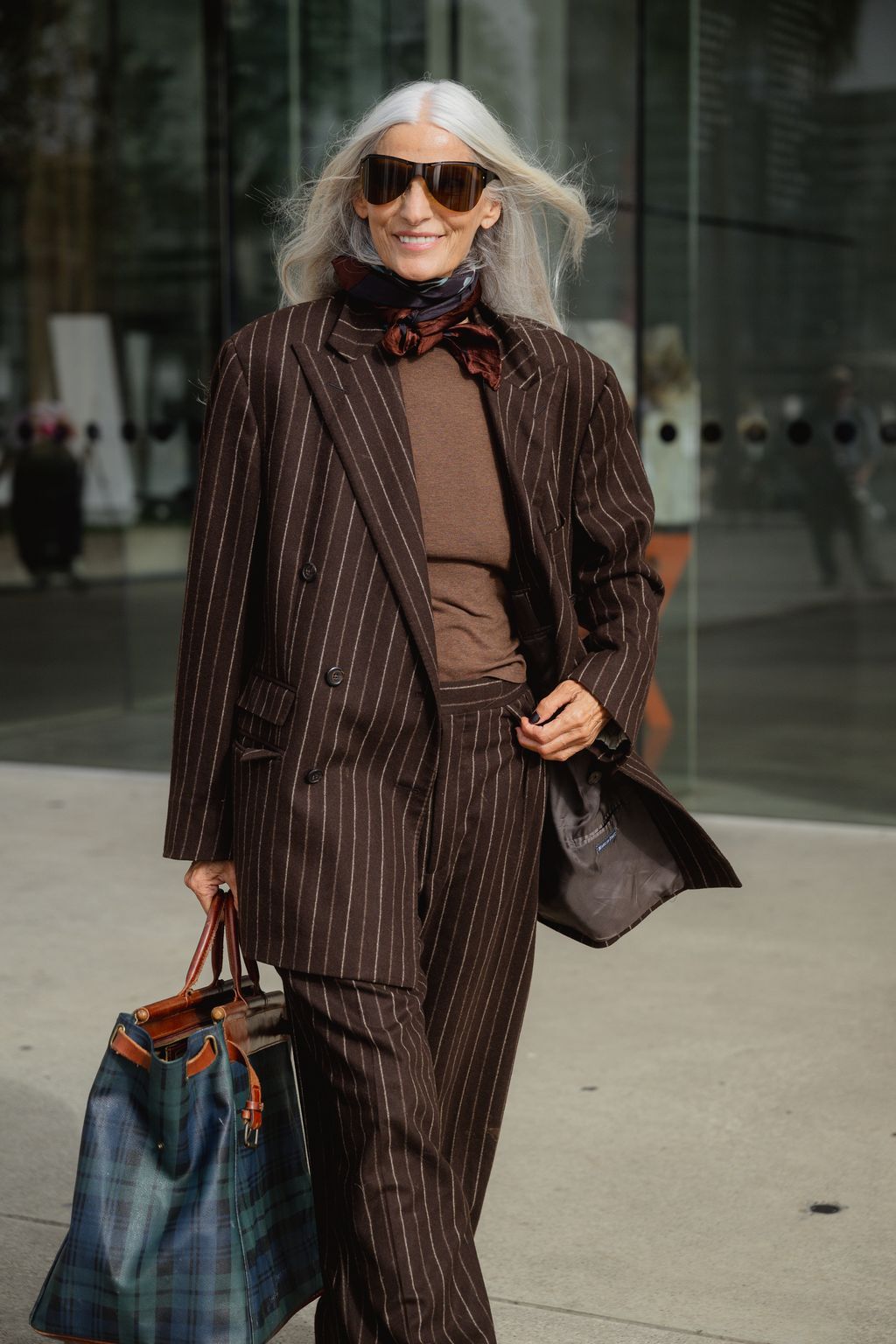Sydney Fashion Week street style in a coat