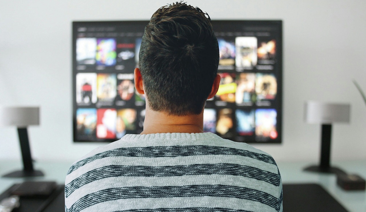 Television and streaming concept image